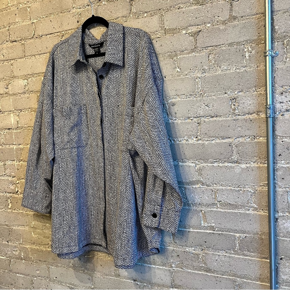 Athleta Textured Shirt Jacket - Size 3X - Picture 7 of 14
